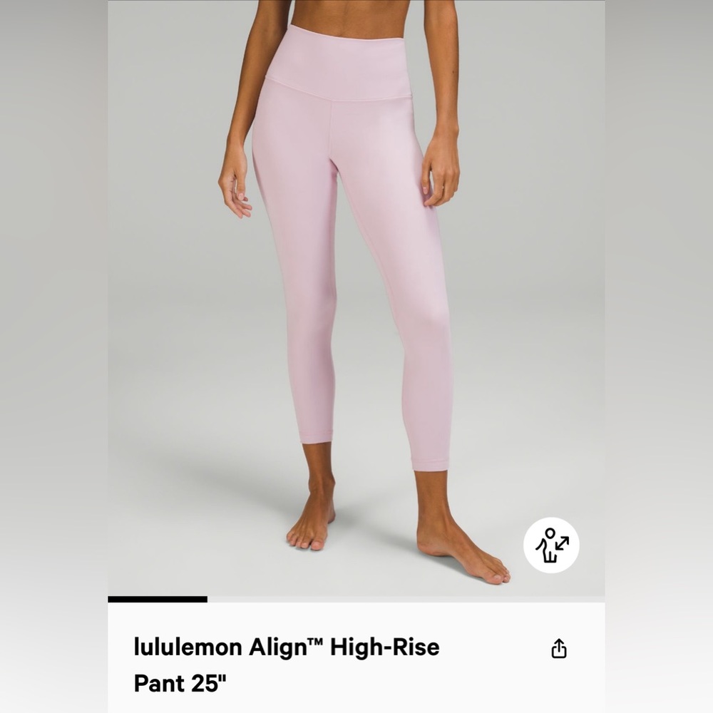Lululemon Align 25” brand new with tags size 12